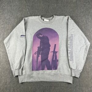 Post‎ Malone Hollywood's Bleeding Tour Sweatshirt Crewneck Concert Merch Large